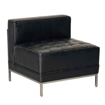 Image two of Lenox Black Armless Chair